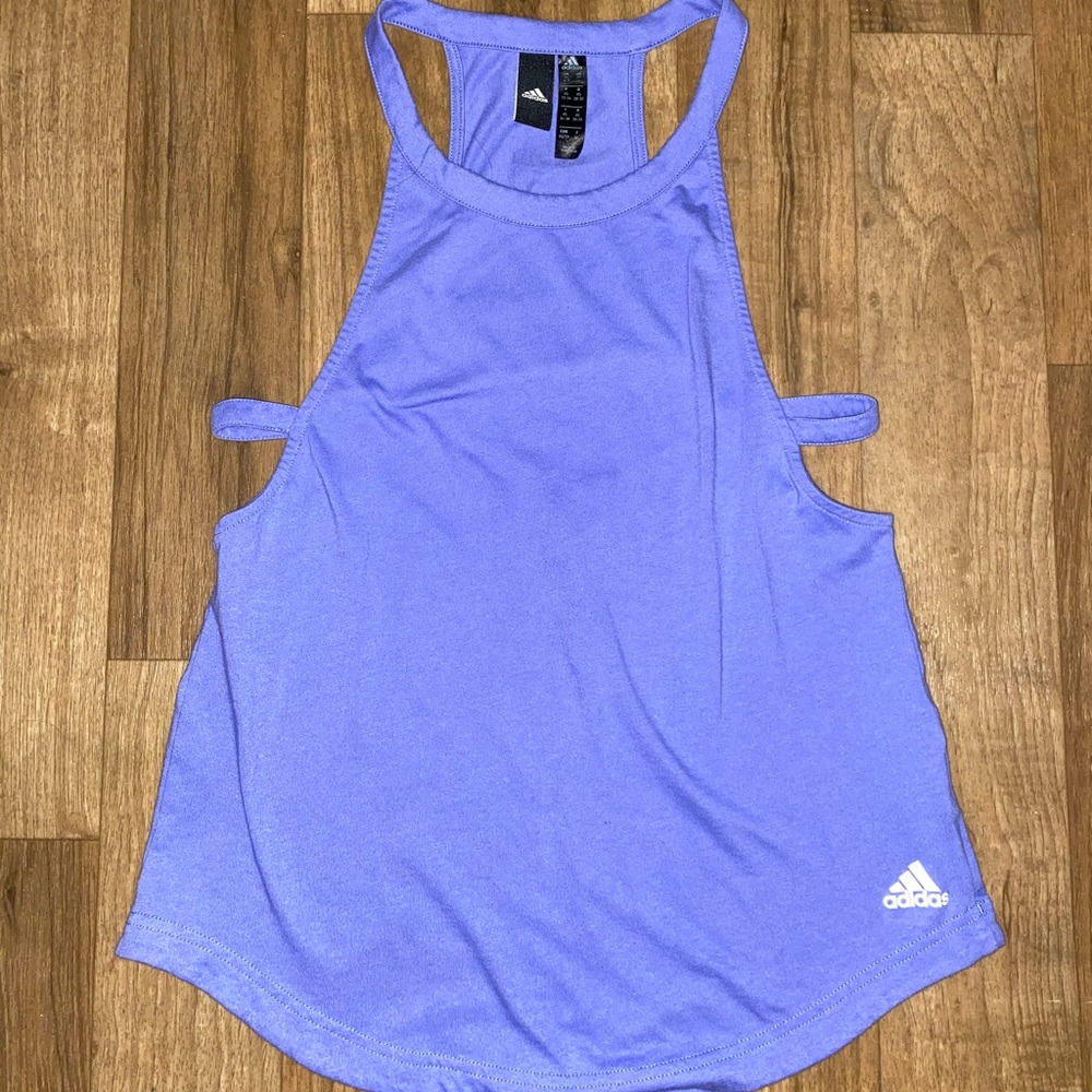 Adidas purple tank